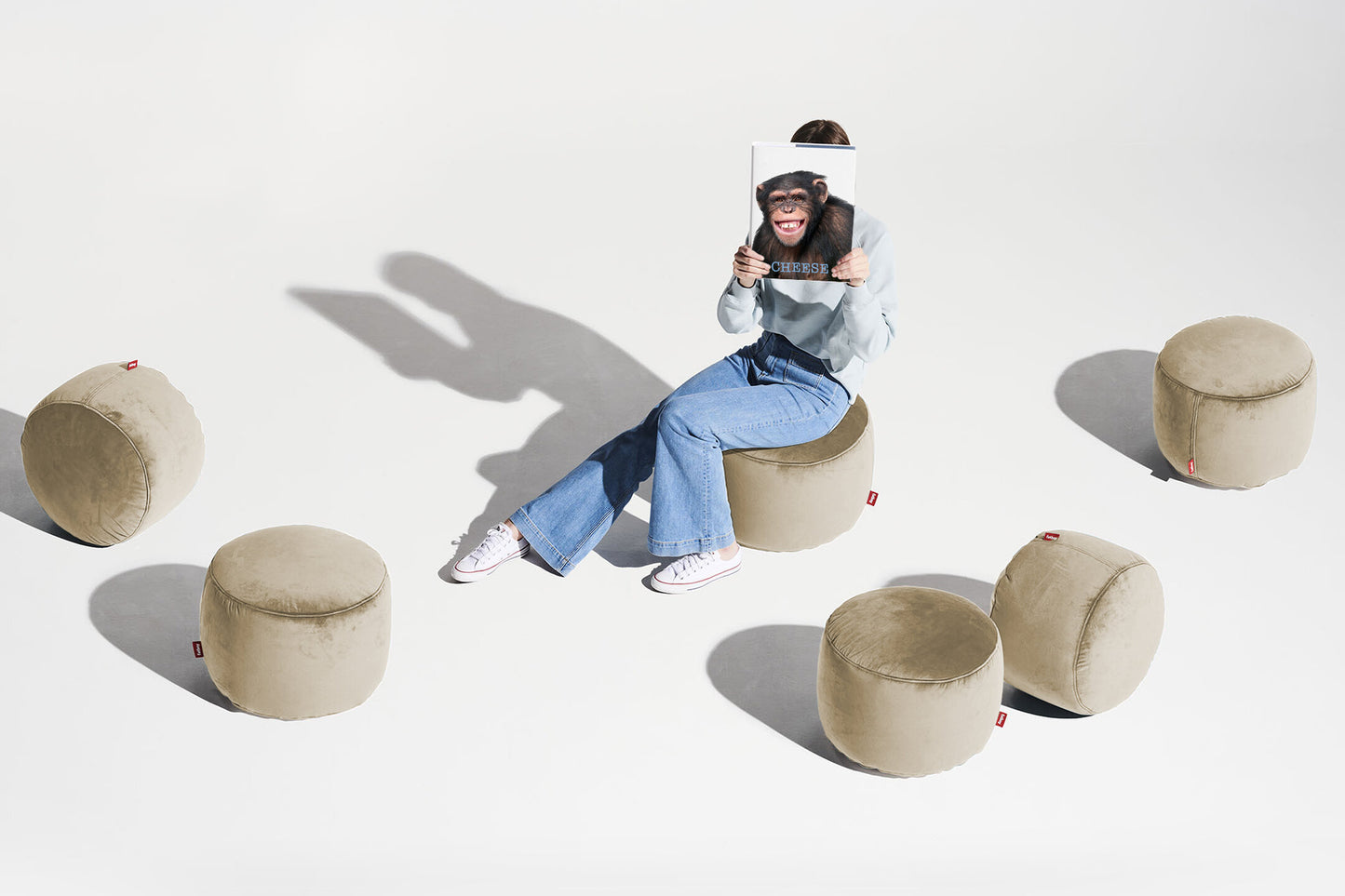 Fatboy® point velvet recycled Hocker