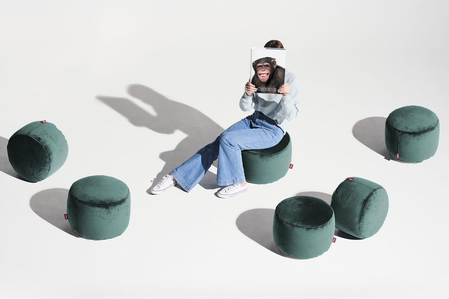 Fatboy® point velvet recycled Hocker