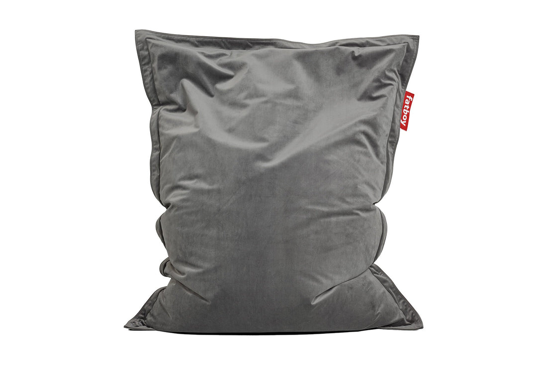Fatboy Original Slim Velvet Recycled in Taupe — Fatboy Sitzsack kaufen Schweiz bei livevibe.ch