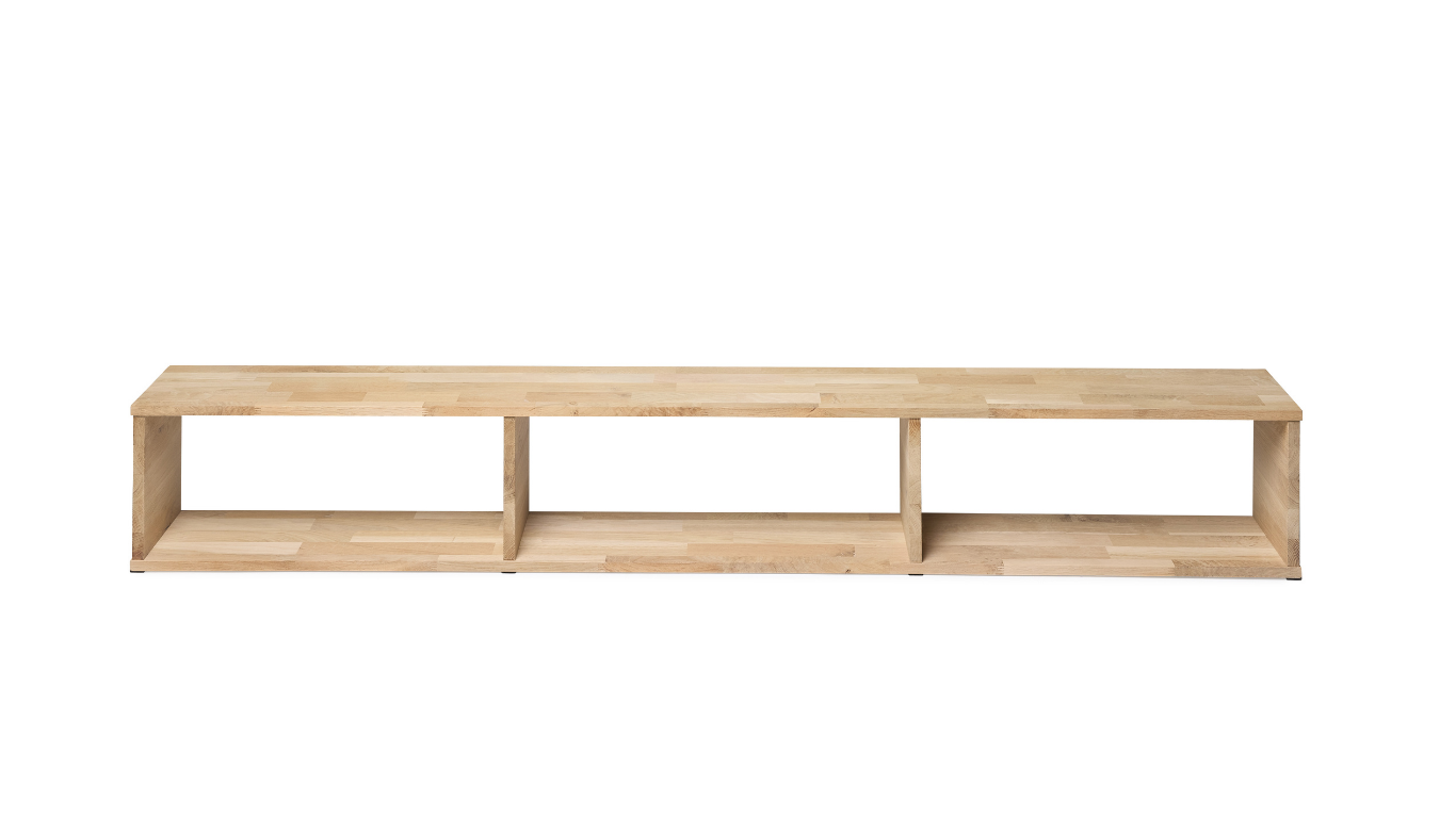 MisuraEmme Sideboard Square Glass Oliva