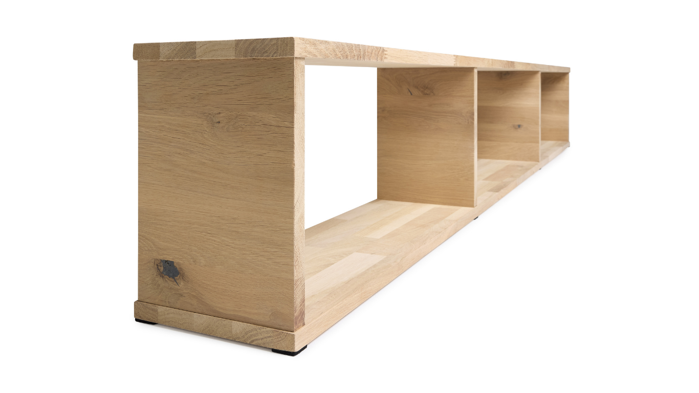 MisuraEmme Sideboard Square Glass Oliva