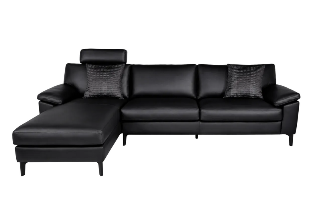 Erpo Sitz Kultur Sofa Classic 650 Schwarz Leder