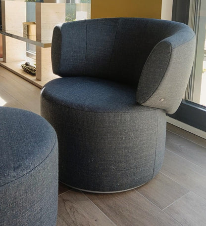Rolf Benz Armchair 684 Grey Blue