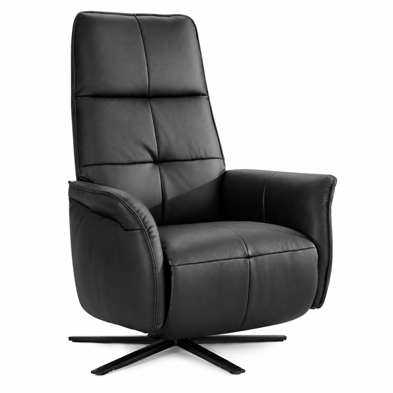 Bacher Chaise à accoudoirs Noah Anthracite