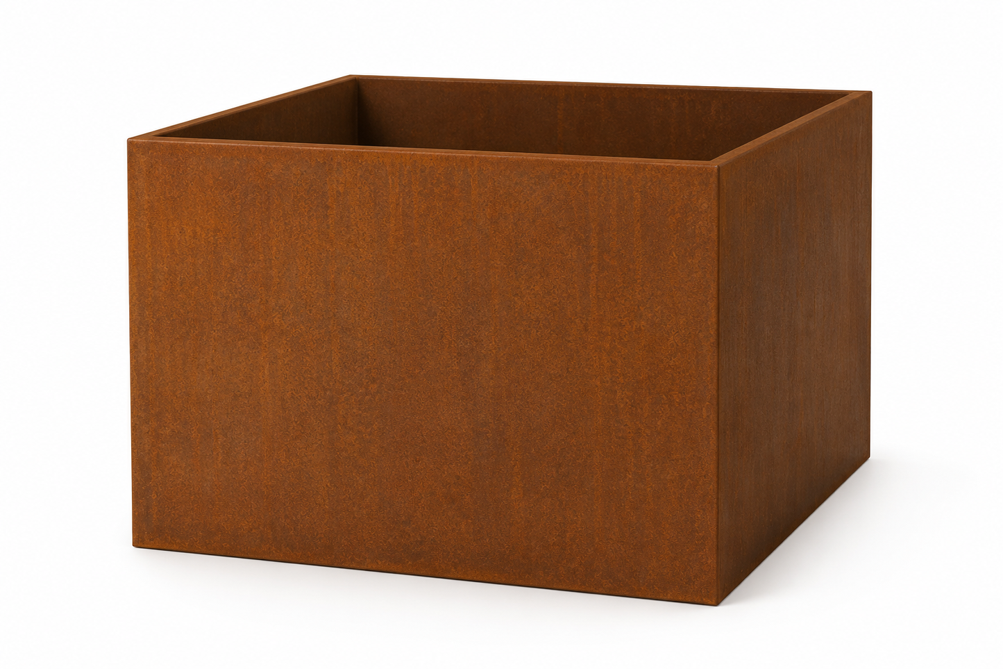 Alpina Möbel Hochbeet aus Stahl ohne Einlage 120 × 120 × 80 cm