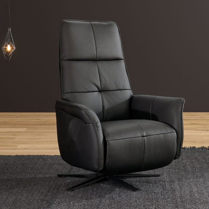 Bacher Chaise à accoudoirs Noah Anthracite