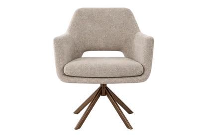 Altacorte Kenda Stuhl Beige Laccato Ottone