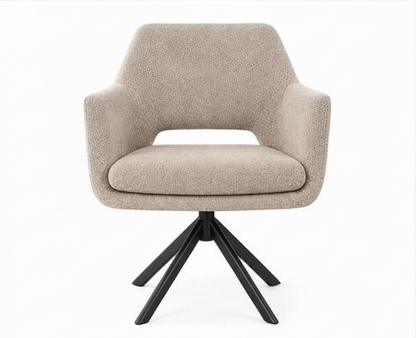 Altacorte Kenda Stuhl Beige Mattschwarz