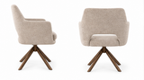 Altacorte Kenda Chaise Beige Laccato Ottone