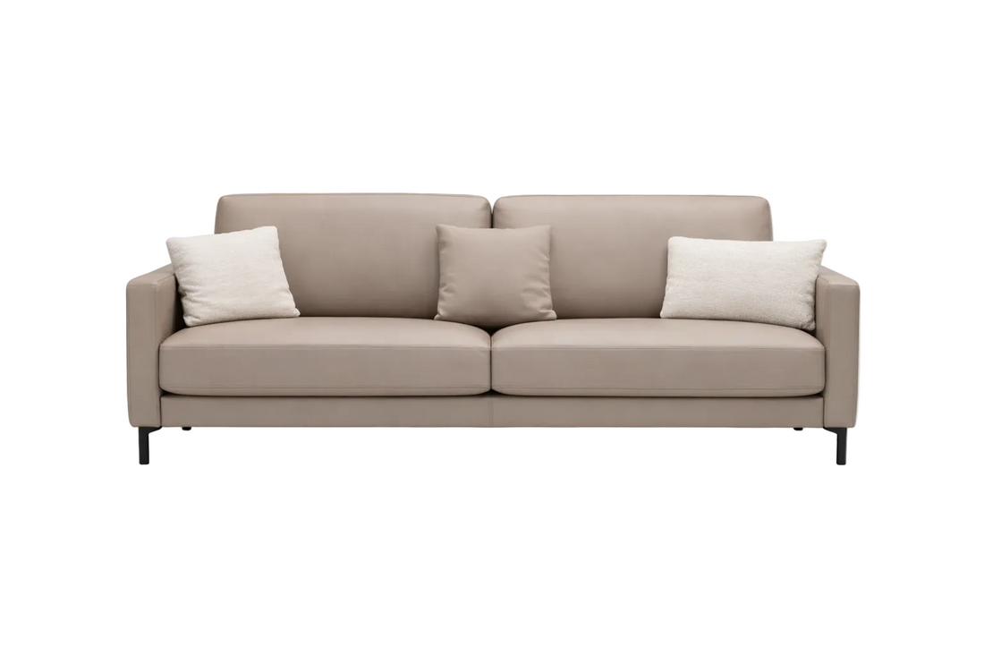 Rolf Benz Sofa EGO Hellbeigegrau 189