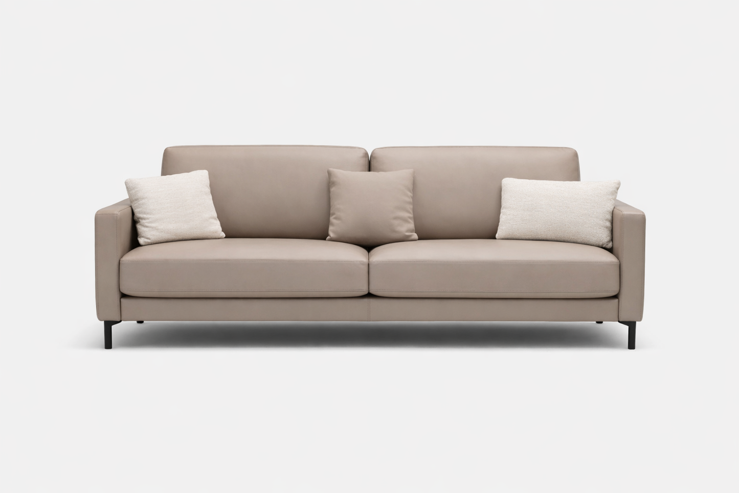 Rolf Benz Sofa EGO Hellbeigegrau 189