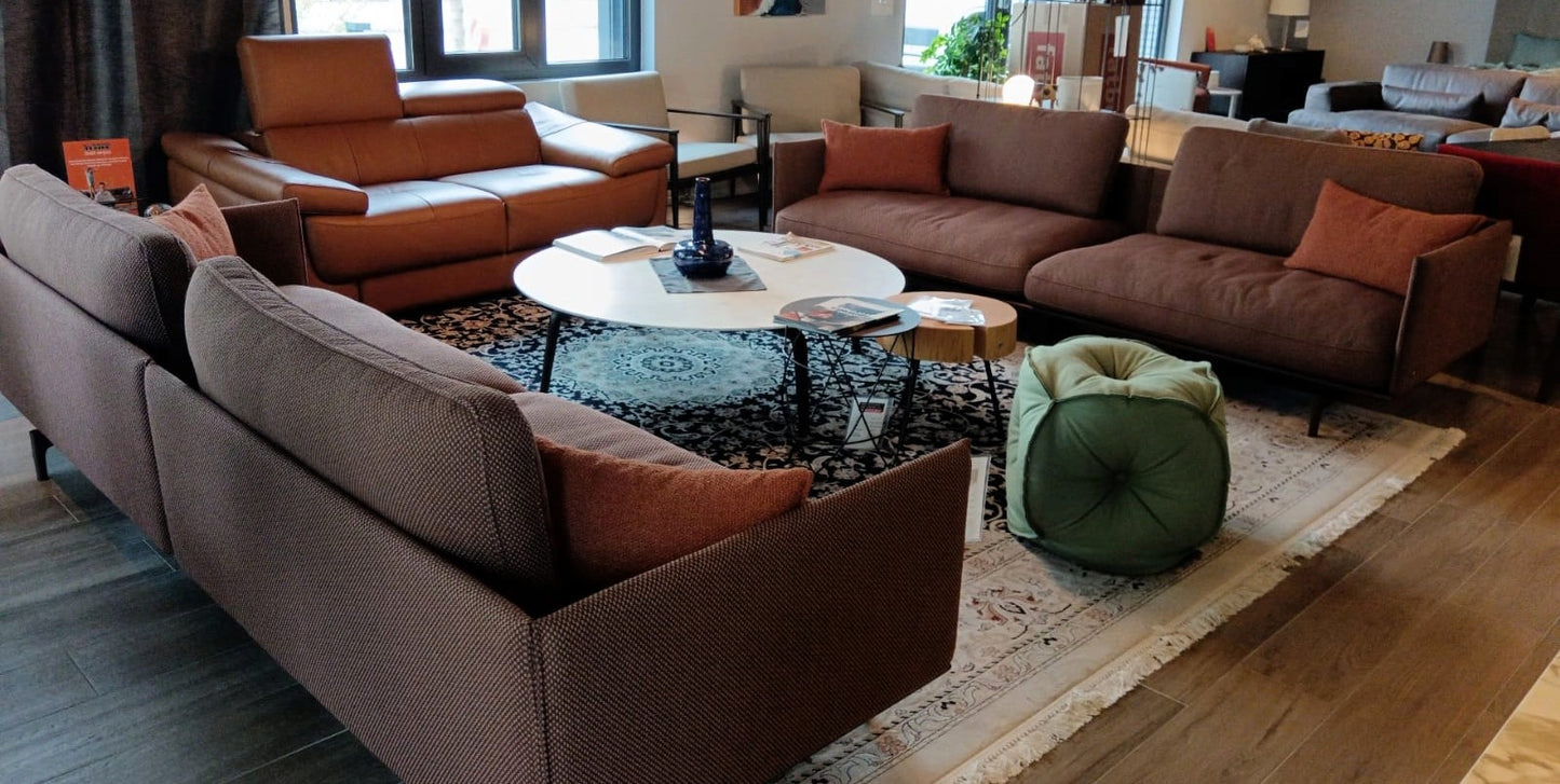 Rolf Benz Sofa Liv Rotbraun