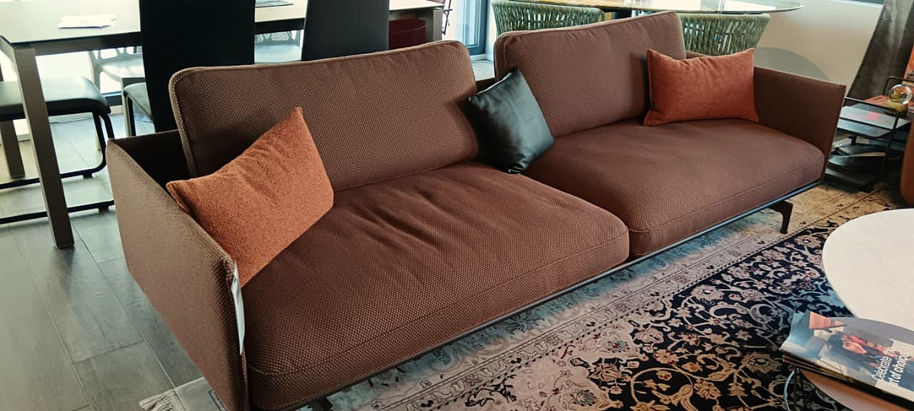 Rolf Benz Sofa Liv Rotbraun