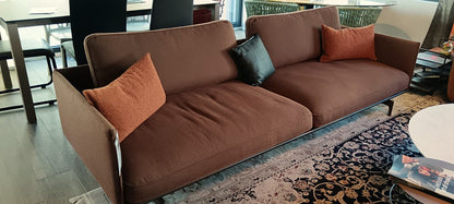 Rolf Benz Sofa Liv Rotbraun
