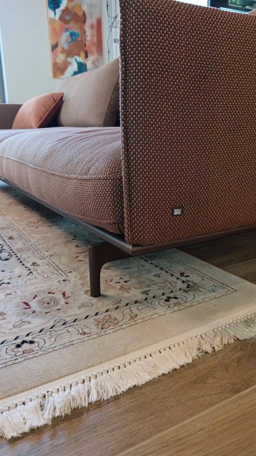 Rolf Benz Sofa Liv Rotbraun
