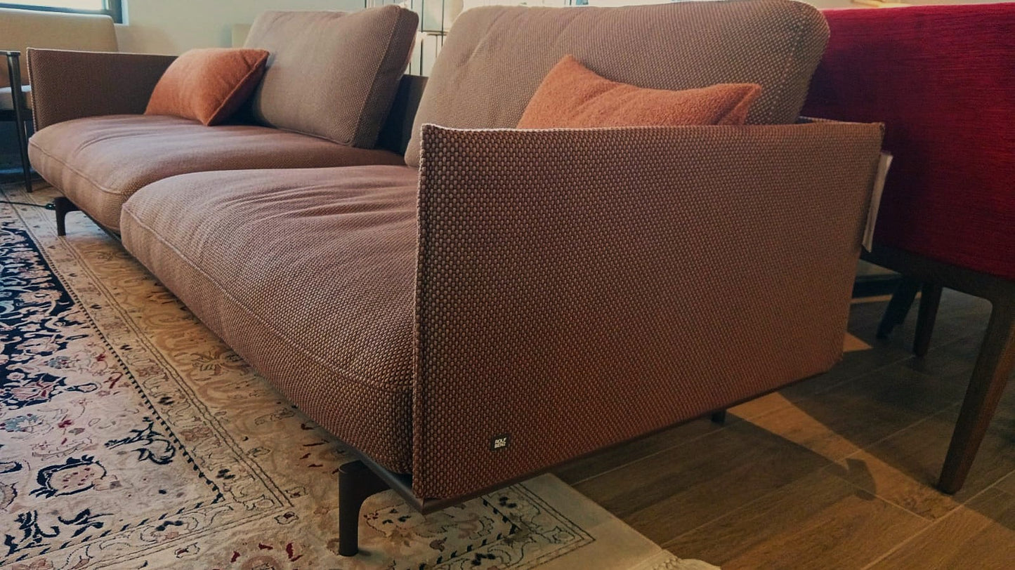 Rolf Benz Sofa Liv Rotbraun