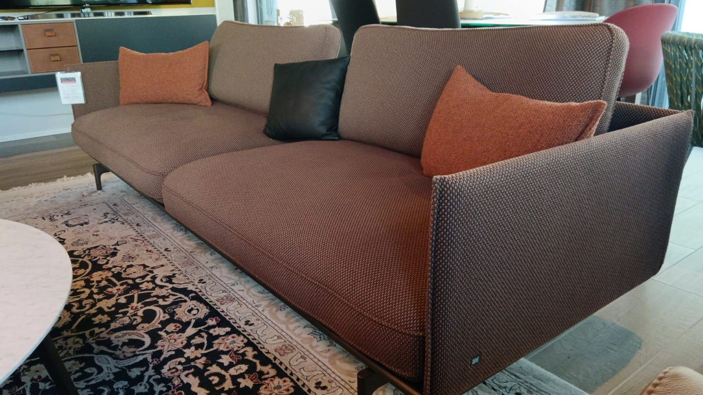 Rolf Benz Sofa Liv Rotbraun