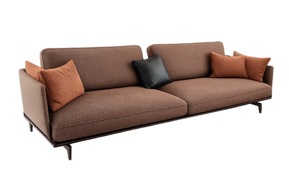 Rolf Benz Sofa Liv Rotbraun