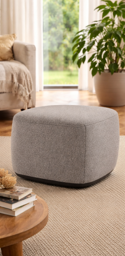 Rolf Benz Sitz-Hocker Grau