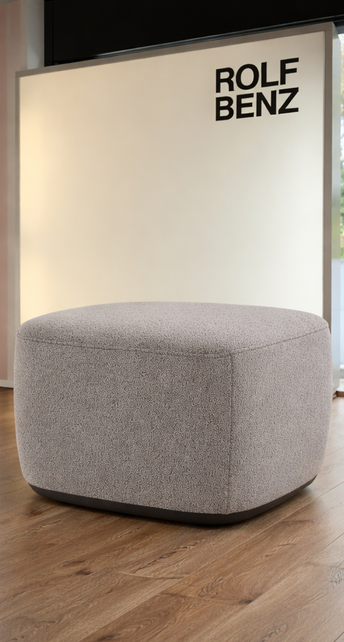 Rolf Benz Sitz-Hocker Grau