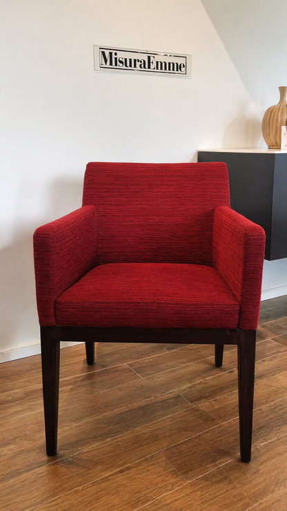 MisuraEmme Potocco Armchair Ruby Red