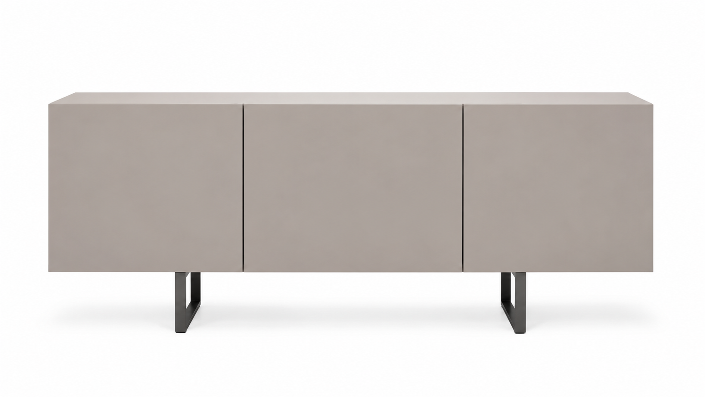 MisuraEmme Sideboard Square Glas Capuccino