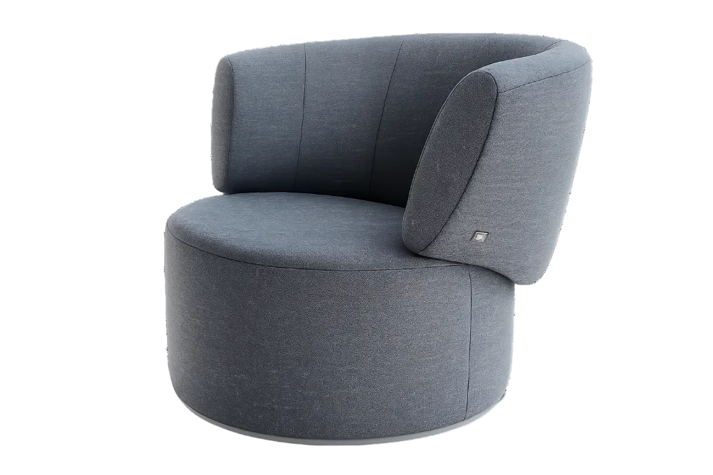Rolf Benz Armchair 684 Grey Blue