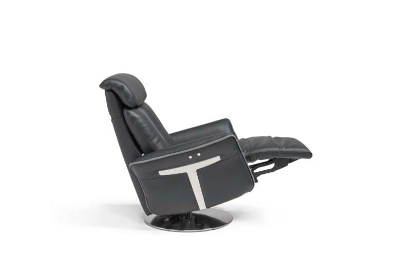 Bacher Chaise à accoudoirs Noah Anthracite