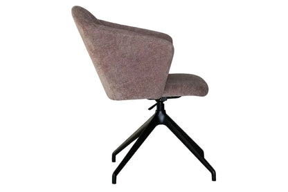 Bacher Chaise à accoudoirs Noah Anthracite