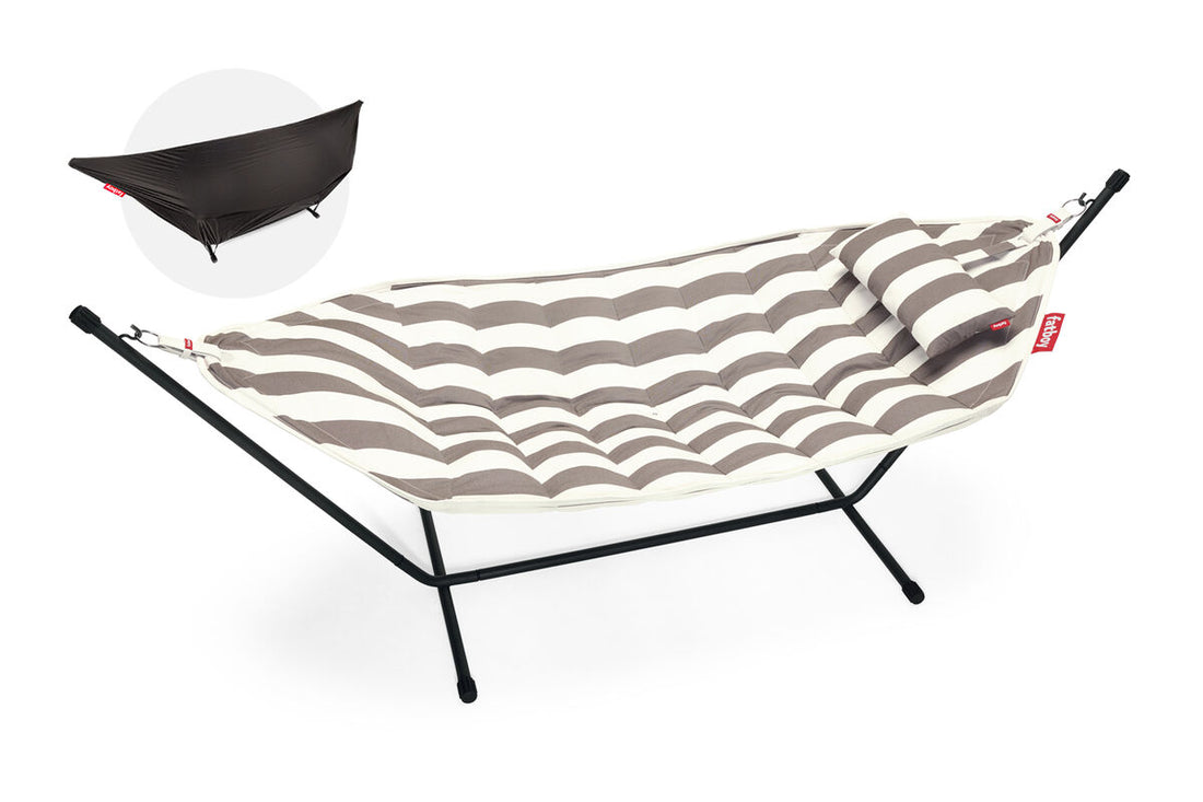 Fatboy® headdemock superb Hammock Deluxe Set with Black Frame