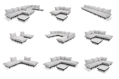Fatboy® paletti Outdoor Lounge Set medium Royal inkl. Beistelltisch