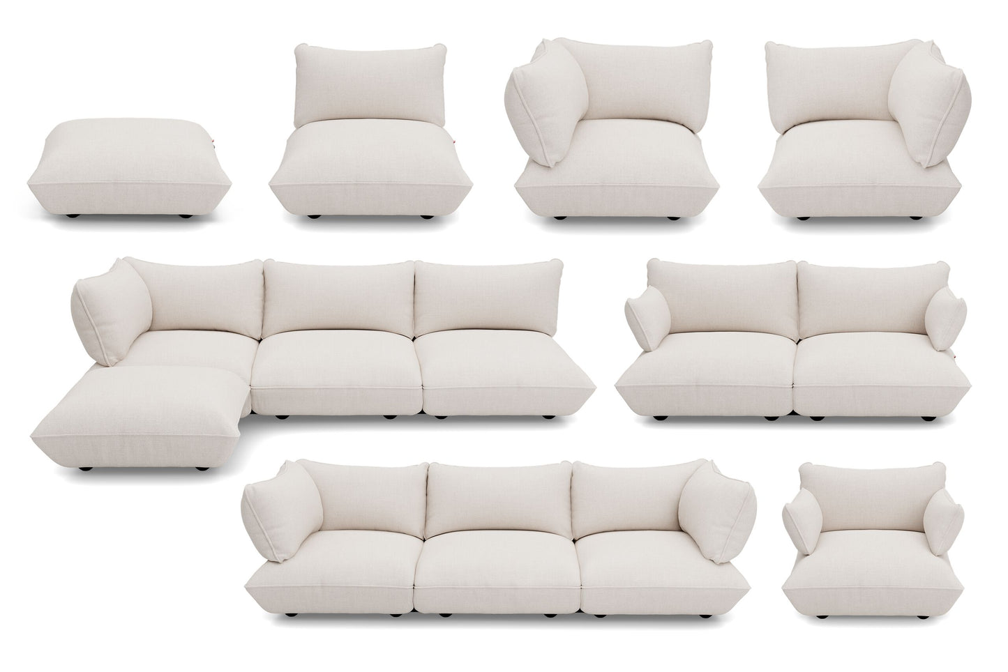 Sumo Hocker Boucle Recycled