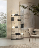 Riflessi Iron CT Big with Light Shelf Bulbs