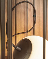 Riflessi Iron CT Big with Light Shelf Bulbs